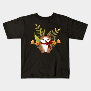 Cute Cat Kids T-Shirt